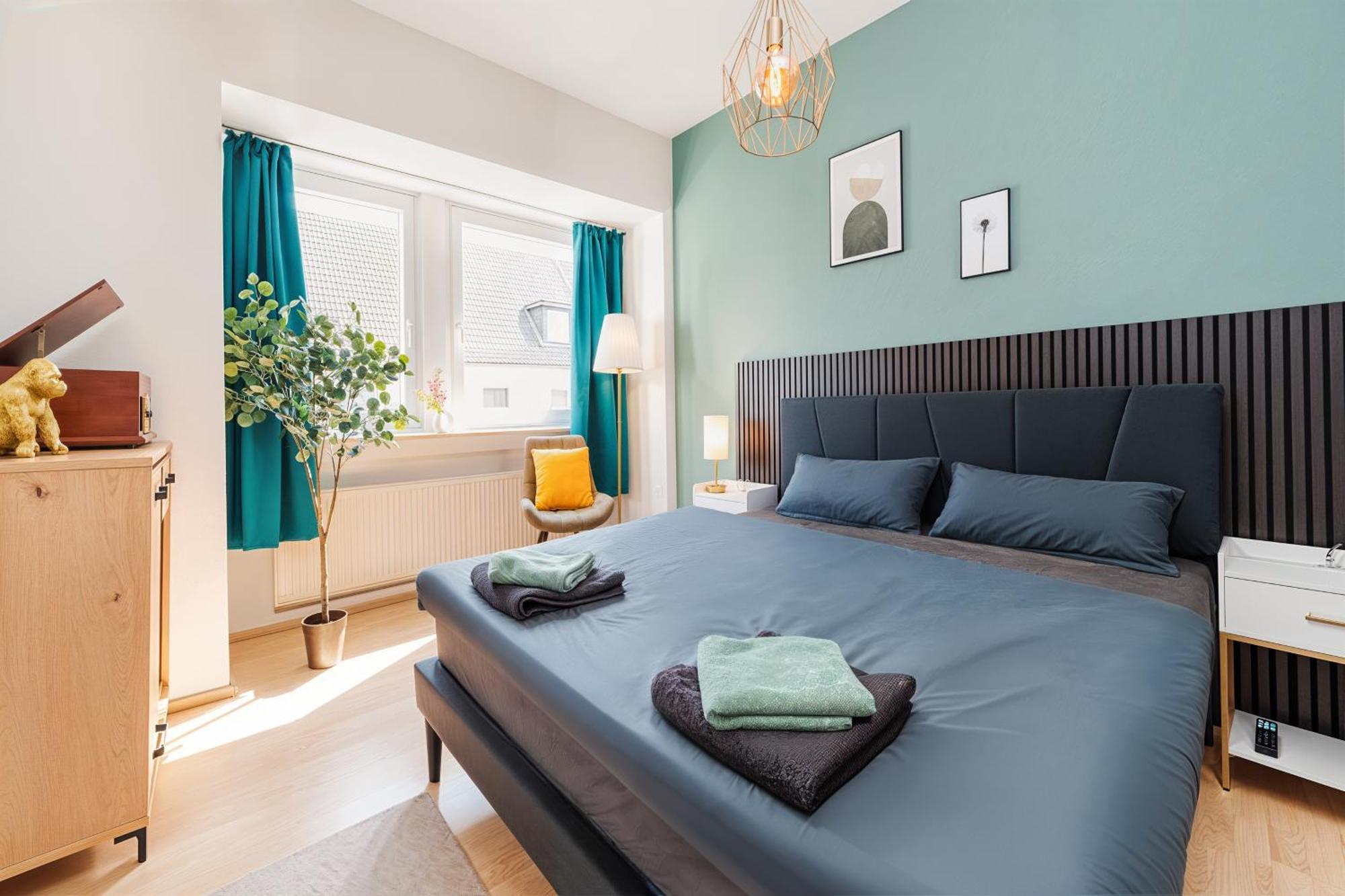 Smart Home - Essen - Perfect For 5 Guests! Central - Balcony - Netflix - Free Parking Zone Esterno foto