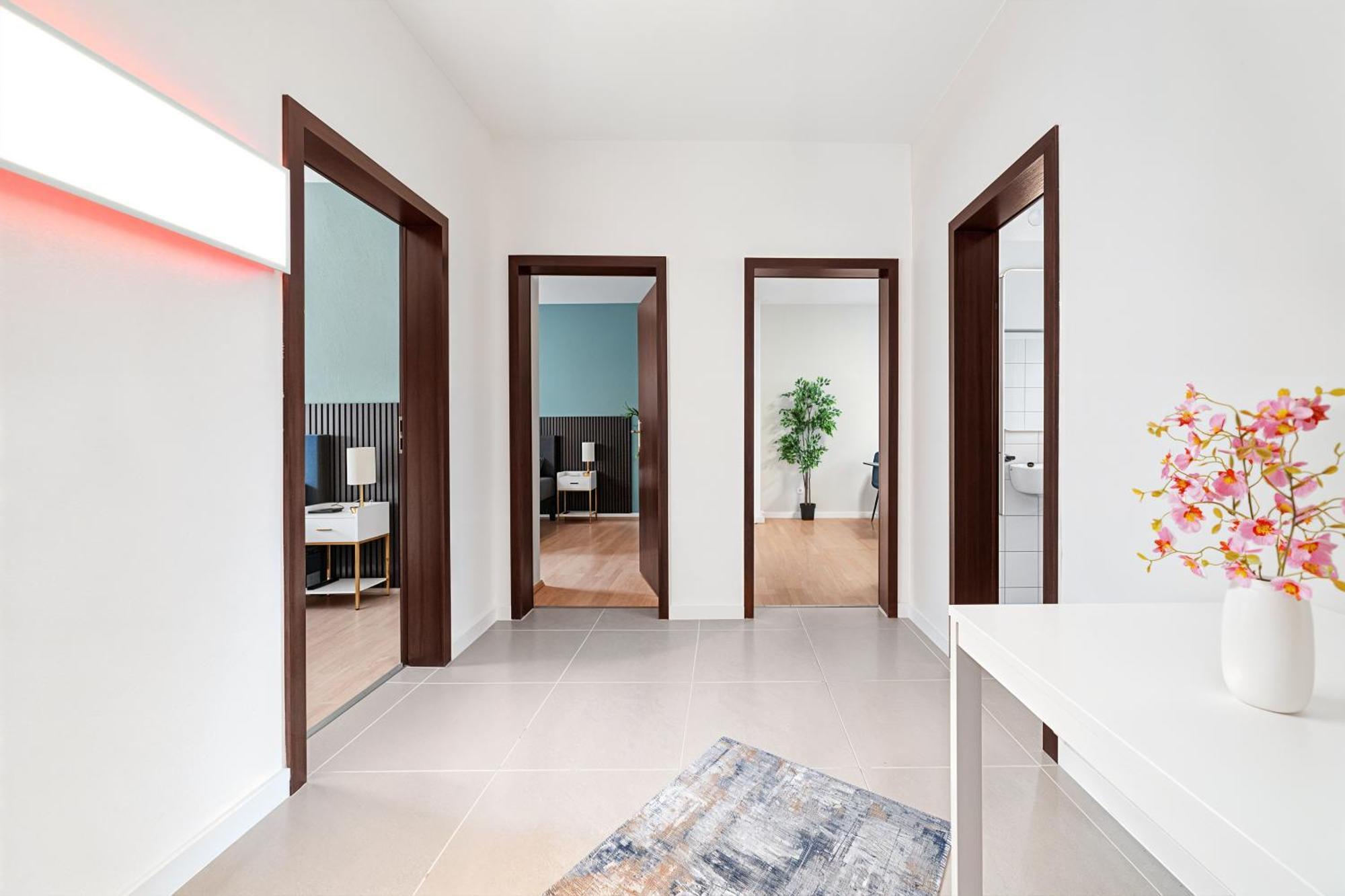 Smart Home - Essen - Perfect For 5 Guests! Central - Balcony - Netflix - Free Parking Zone Esterno foto